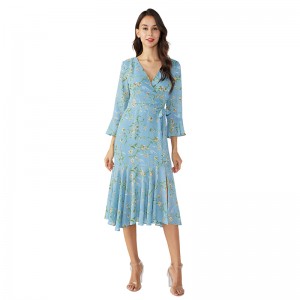 Sky Blue Fancy Dinner Tutu African Designs vinterklänning