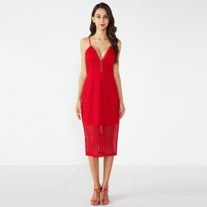 Girls Fashion Kitenge Red Carpet Sexig Bodycon Dress